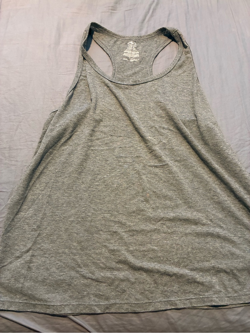 Athletic Works Gray Racerback Tank